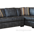 Kunstleder Ecksofa-Sets Wohnzimmer Sofa